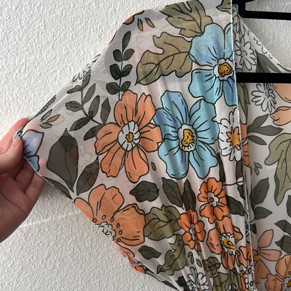 Stylish Swimwear Floral Maxi Coverup - Picture 7 of 14